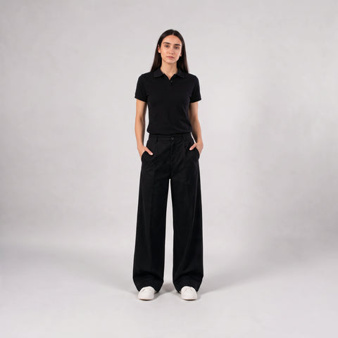 The Blanks Knit Polo Tee