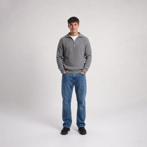 Bare And Blank Blank Quarter Zip