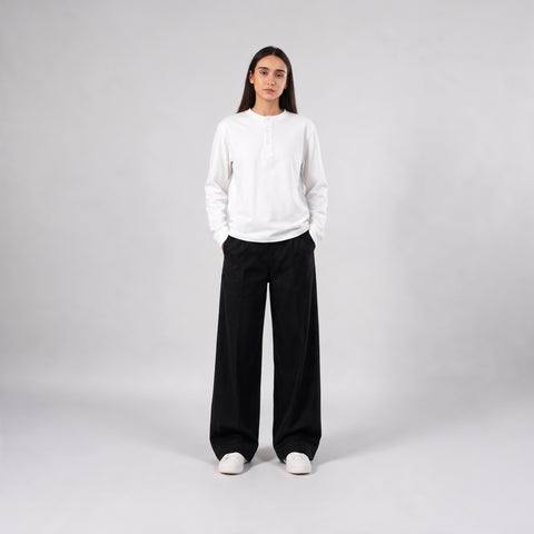 The Blanks Henley Long Sleeve Tee
