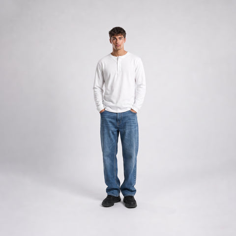 The Blanks Henley Long Sleeve Tee