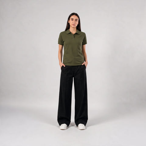 The Blanks Knit Polo Tee