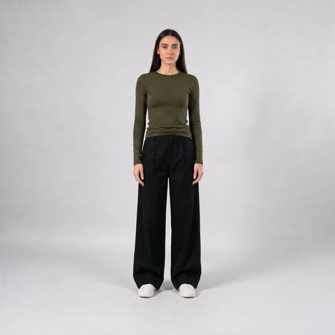 Diss & Miss Long Sleeve Crew Neck Top 1
