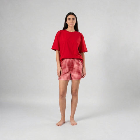 Chummy Everyday Checked PJ Short
