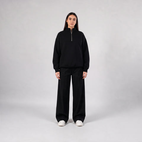 Diss & Miss Quarter Zip Sweatshirt