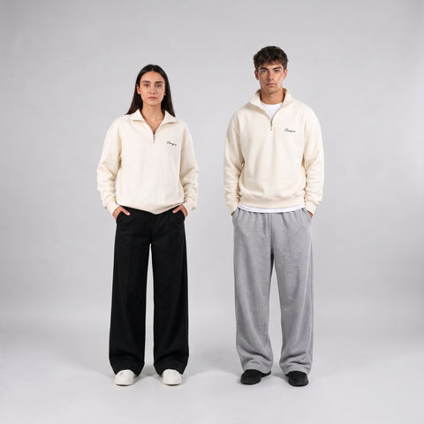 Denjoe Quarter Zip Boxy Fit