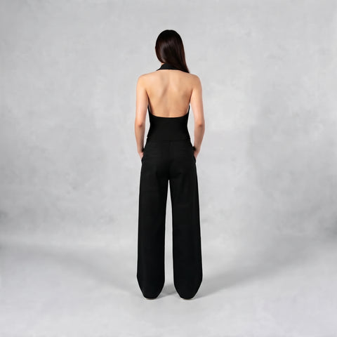 Maison De Chris Basic Backless Top