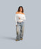 Blanks and Co Off Shoulder Draped Long Sleeve