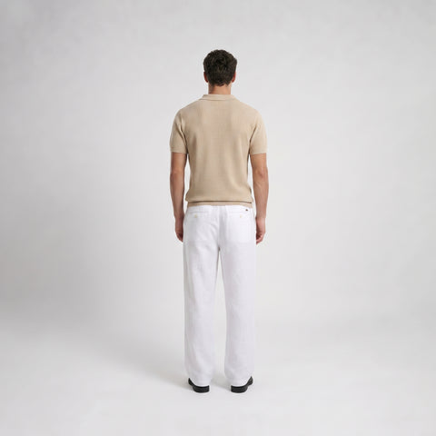 The Blanks Knit Polo Tee
