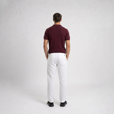 The Blanks Knit Polo Tee