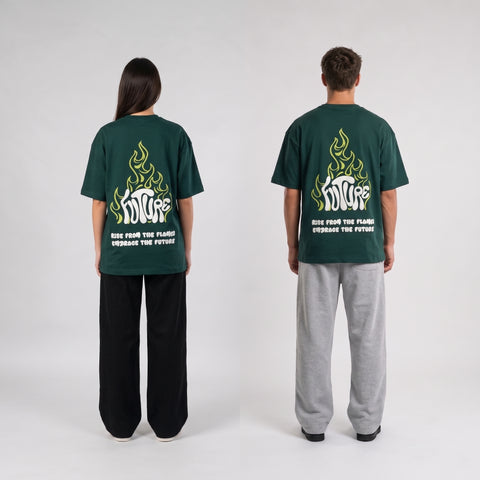 Denjoe "FUTURE FLAMES" Oversized Tee