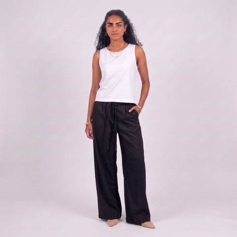 SBR Tie-Waist Wide Leg Pants