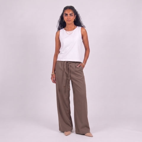 SBR Tie-Waist Wide Leg Pants