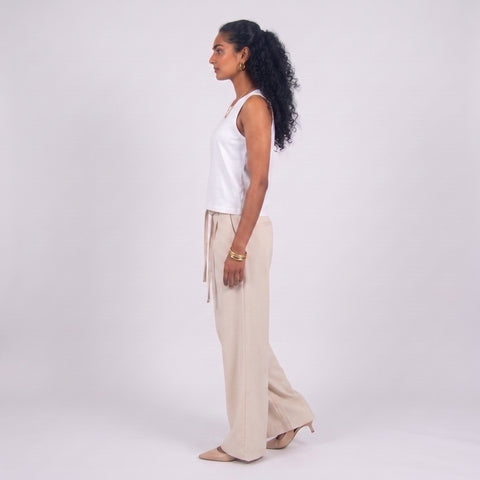SBR Tie-Waist Wide Leg Pants