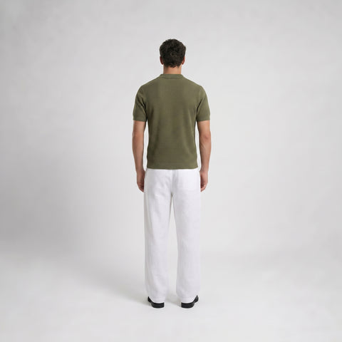 The Blanks Knit Polo Tee
