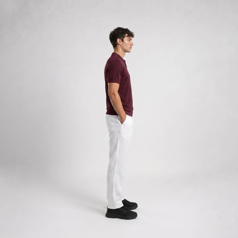 The Blanks Knit Polo Tee