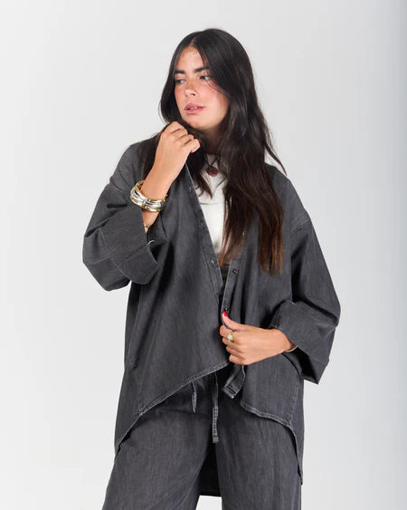 Sabeya The Boxy Chill Denim Shirt