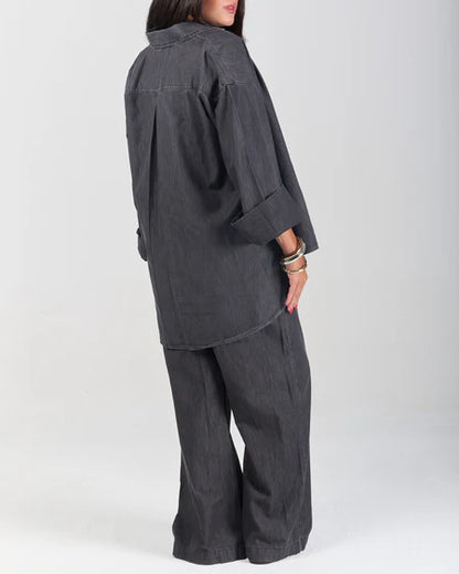 Sabeya The Boxy Chill Denim Shirt