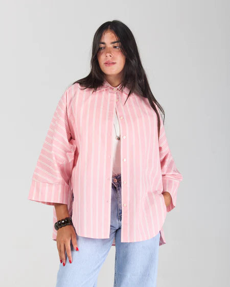 Sabeya The Boxy Stripe Shirt