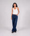 Eighties High Waist Wide Leg Denim Pants