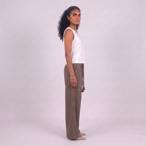 SBR Tie-Waist Wide Leg Pants