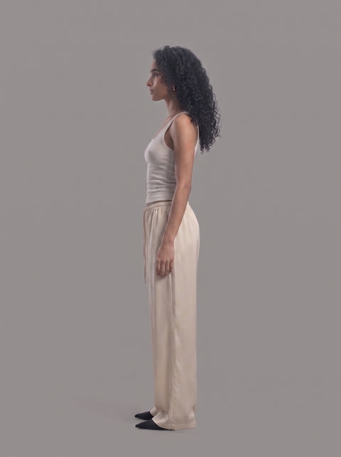 Eighties Satin Pants