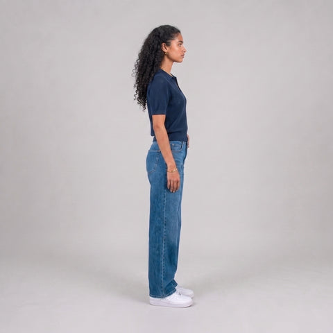 Eighties V-Neck Knit Polo