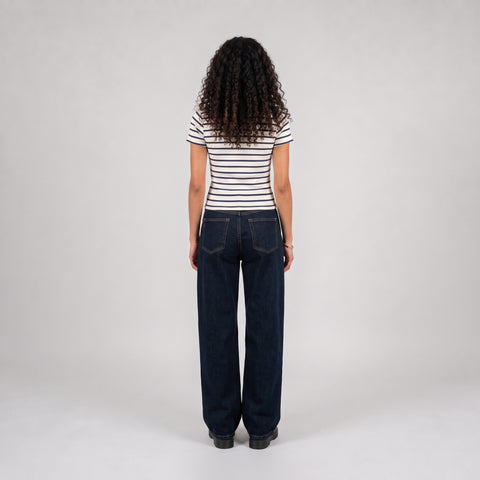 Eighties Short Sleeve Stripe Top