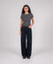 Eighties Short Sleeve Stripe Top