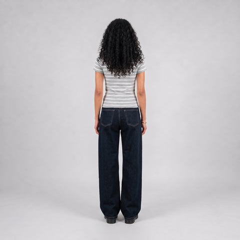 Eighties Short Sleeve Stripe Top