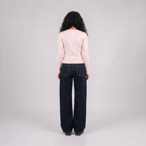 Eighties Long Sleeve Button Top