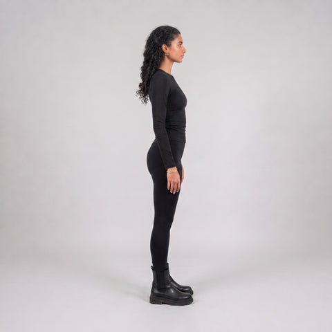 The Blanks Dual Layer Long  Sleeve Top