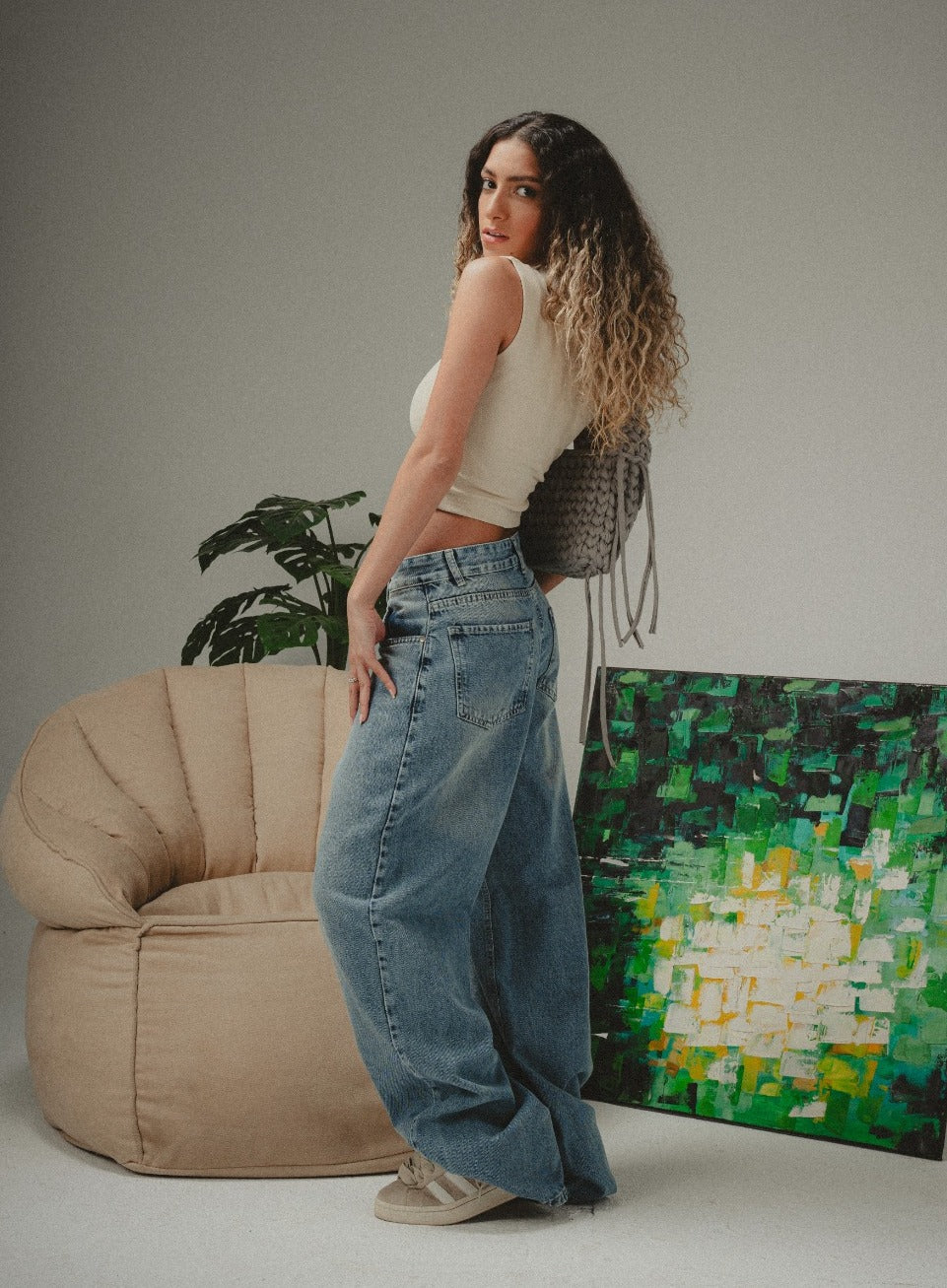 Frenchee Basic Scoop neck Tee