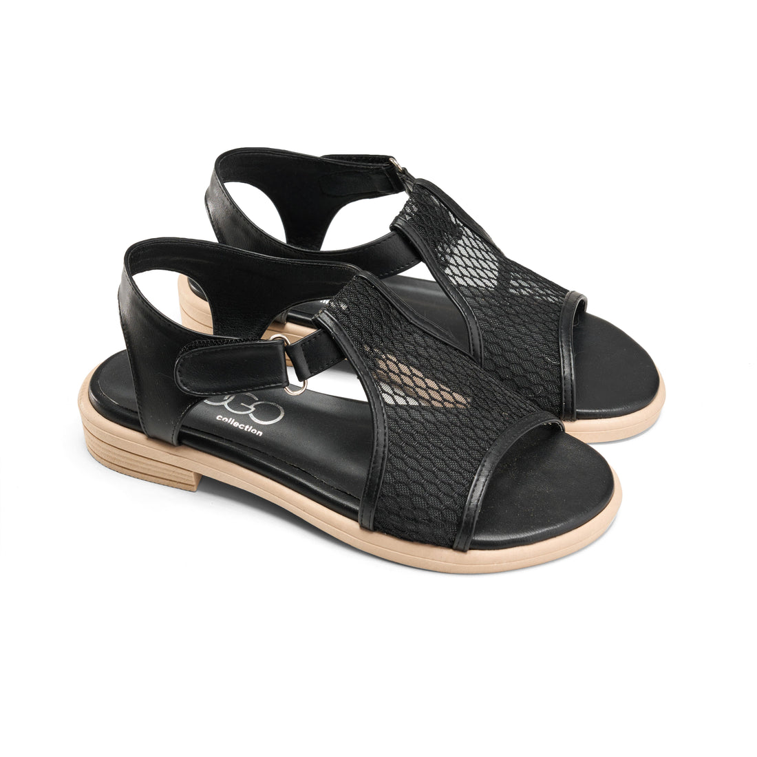 Gogoo Collection Cut-Out Pattern Open Toe Sandals