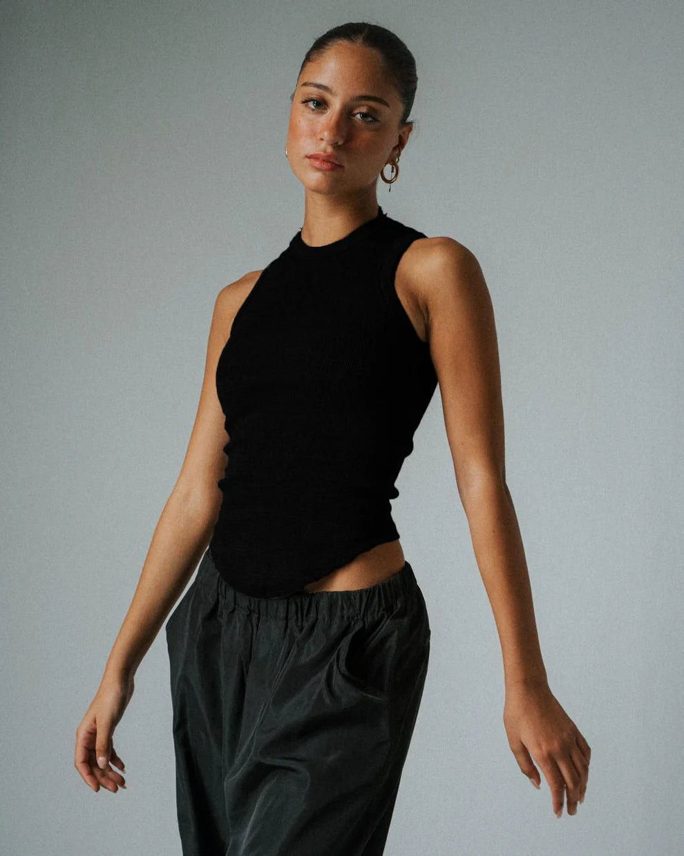 Frenchee Demi Circle Top