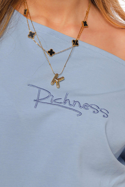 Richness Tee Off Shoulder
