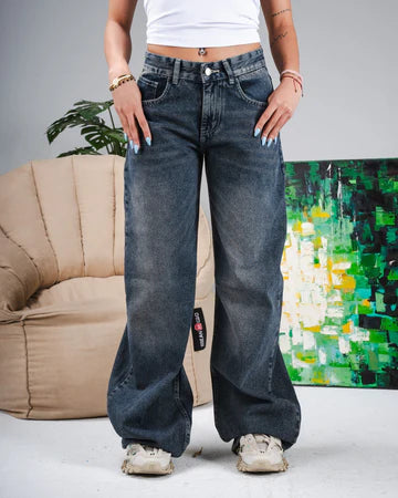 Frenchee Low Waist Baggy Jeans