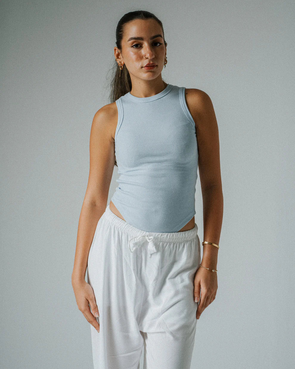 Frenchee Demi Circle Top