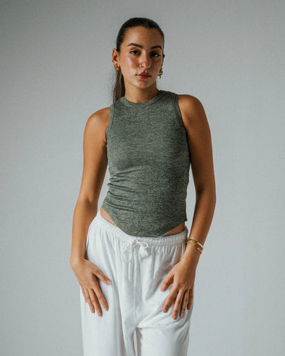Frenchee Demi Circle Top
