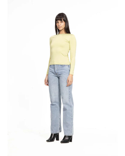 Diss &amp; Miss Long Sleeve Crew Neck Top