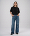 Eighties Short Sleeve Back-Tie Top