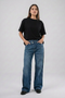 Eighties Short Sleeve Back-Tie Top