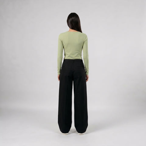 The Blanks Microfiber Long Sleeve Top