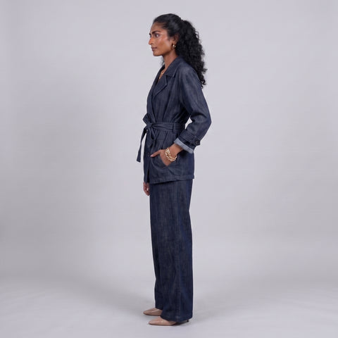 SBR Belted Raw Denim Set