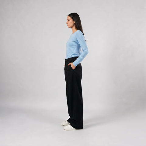 The Blanks Microfiber Long Sleeve Top