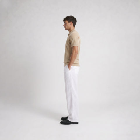 The Blanks Knit Polo Tee