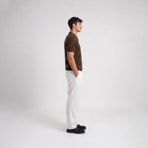 The Blanks Knit Polo Tee