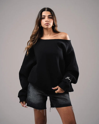 Yonyo Off-Shoulder Sweater