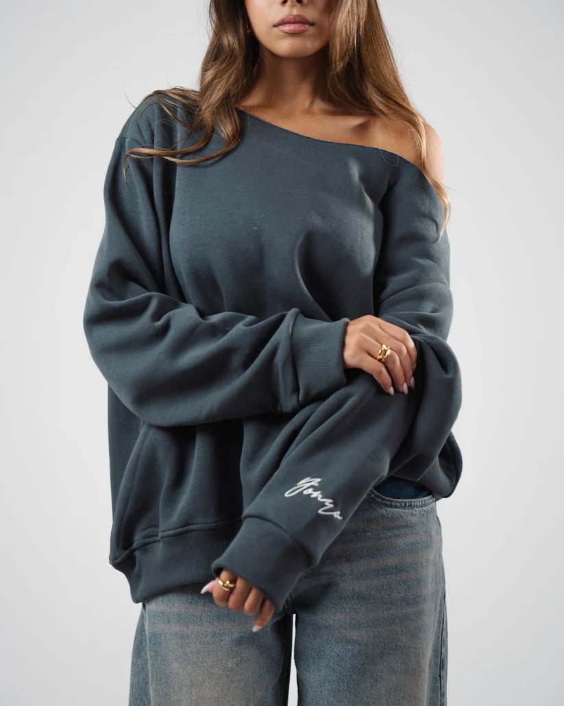 Yonyo Off-Shoulder Sweater