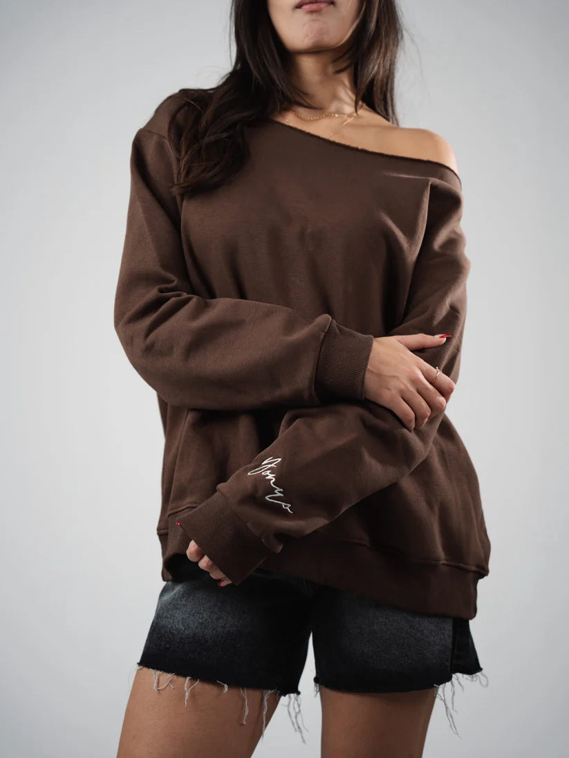 Yonyo Off-Shoulder Sweater