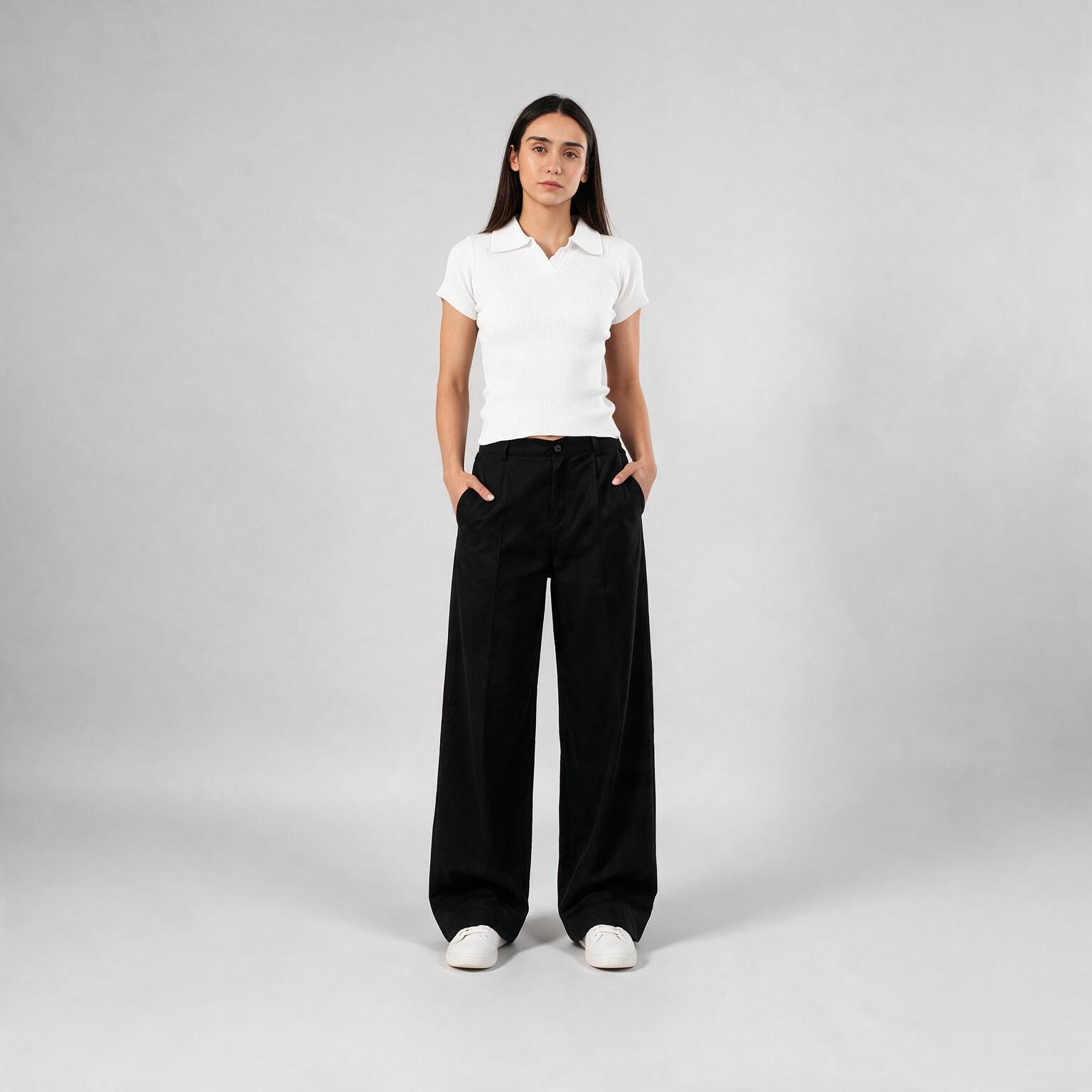 Bare And Blank Knitted Top